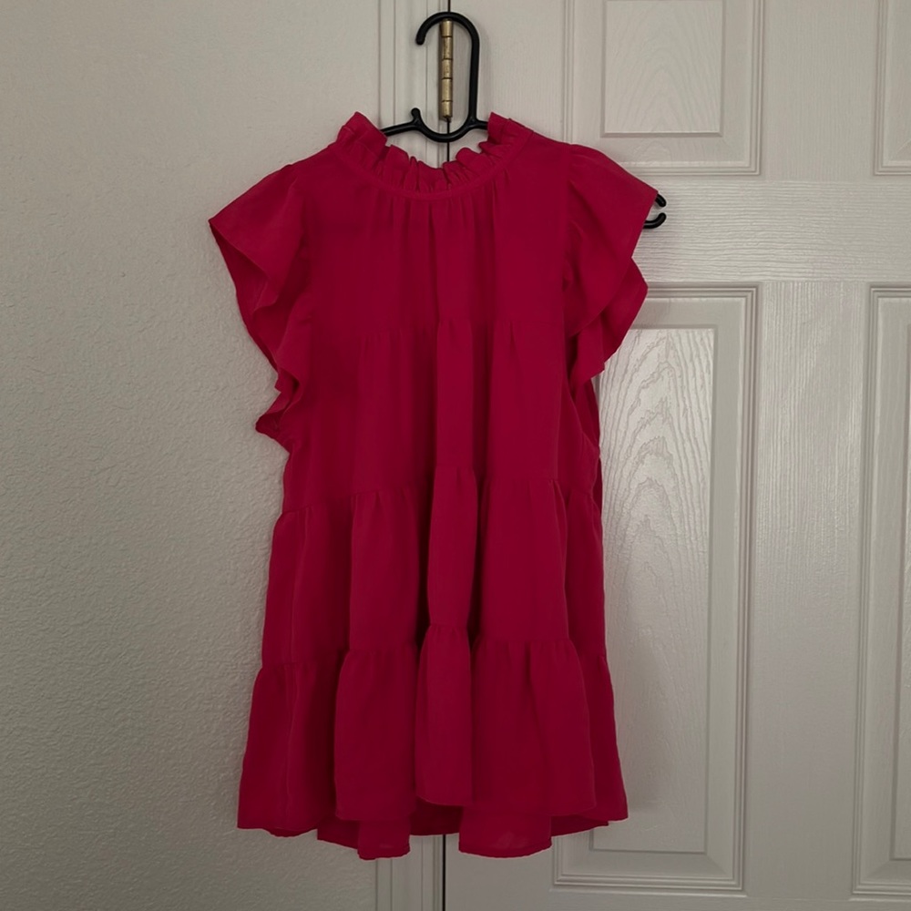 Baby doll ruffle top